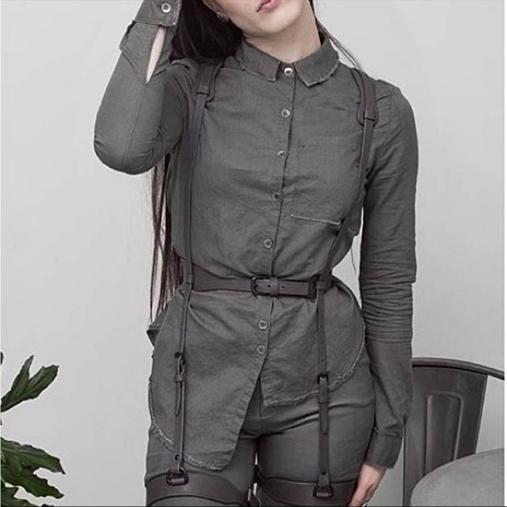 Distressed NOCTEX button down